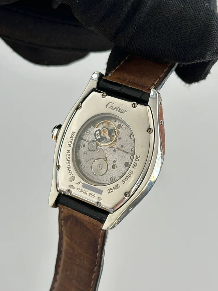 Cartier Tortue Certified Collection Privée 2518C Platinum